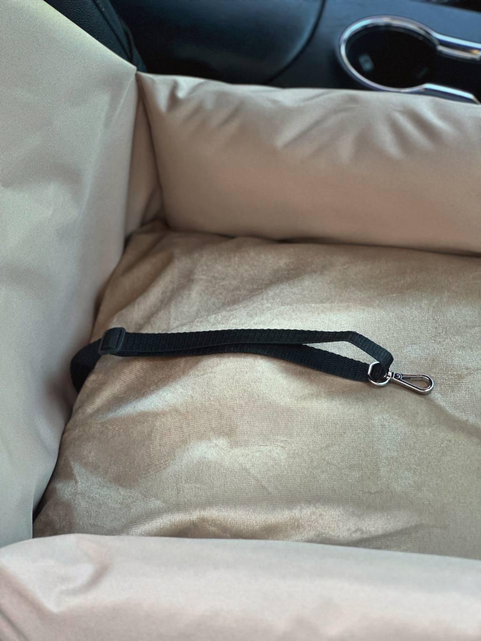 Автокрісло-автогамак Incor для собак і кішок зі знімним чохлом 52x52 см Бежевий (Б-52) - фото 3 Автокрісло-автогамак Incor для собак і кішок зі знімним чохлом 52x52 см Бежевий (Б-52) - фото 3