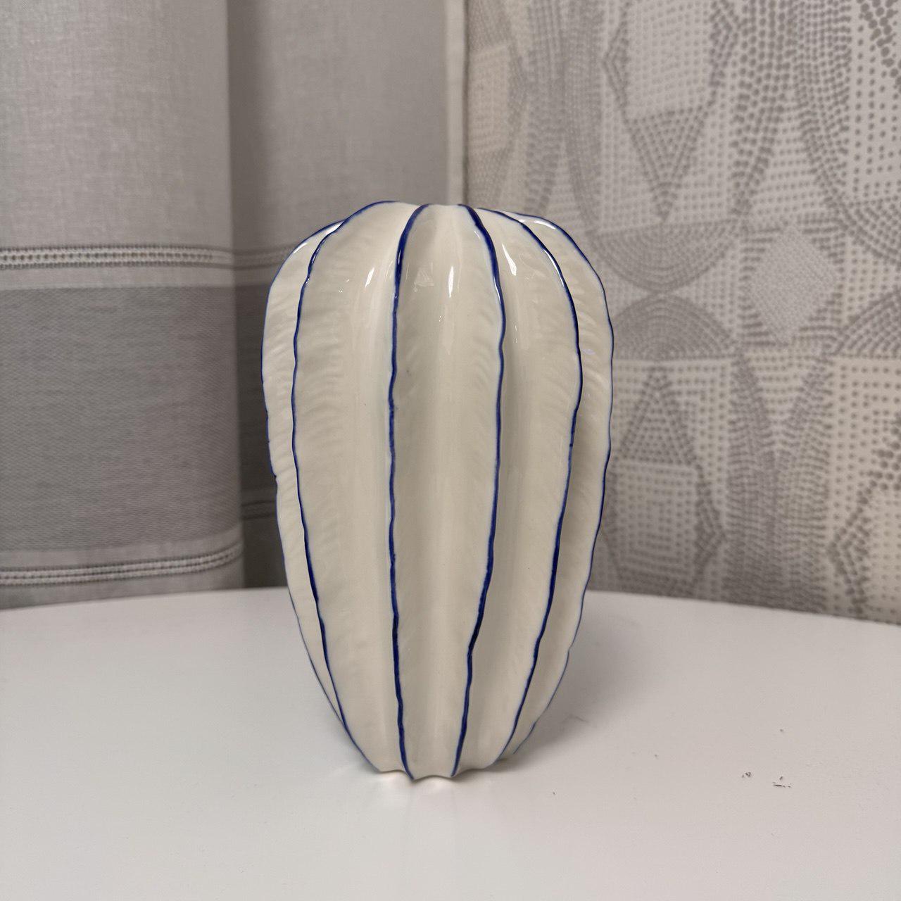 Ваза Карамболь 14х3 см Білий (AWN-00461) Ваза Карамболь 14х3 см Білий (AWN-00461)