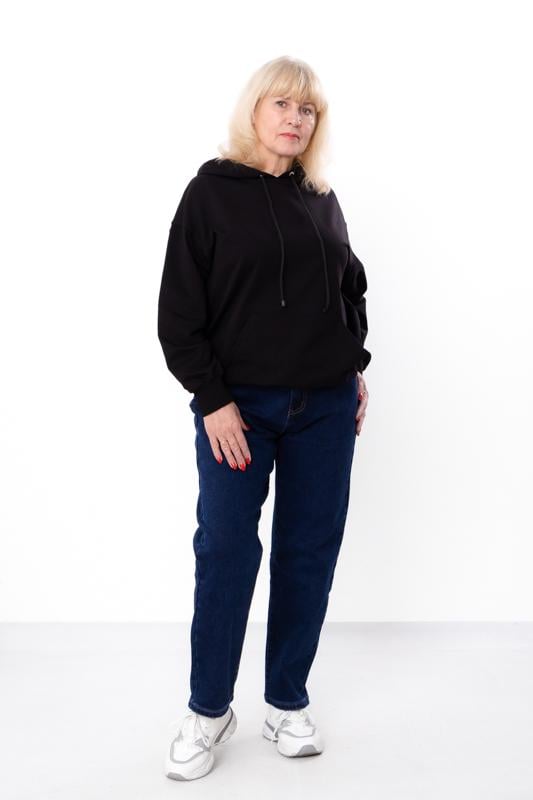 Джинси жіночі зимові Носи Своє напівбатал однотонні класичного крою р. 30 Синій (14293)