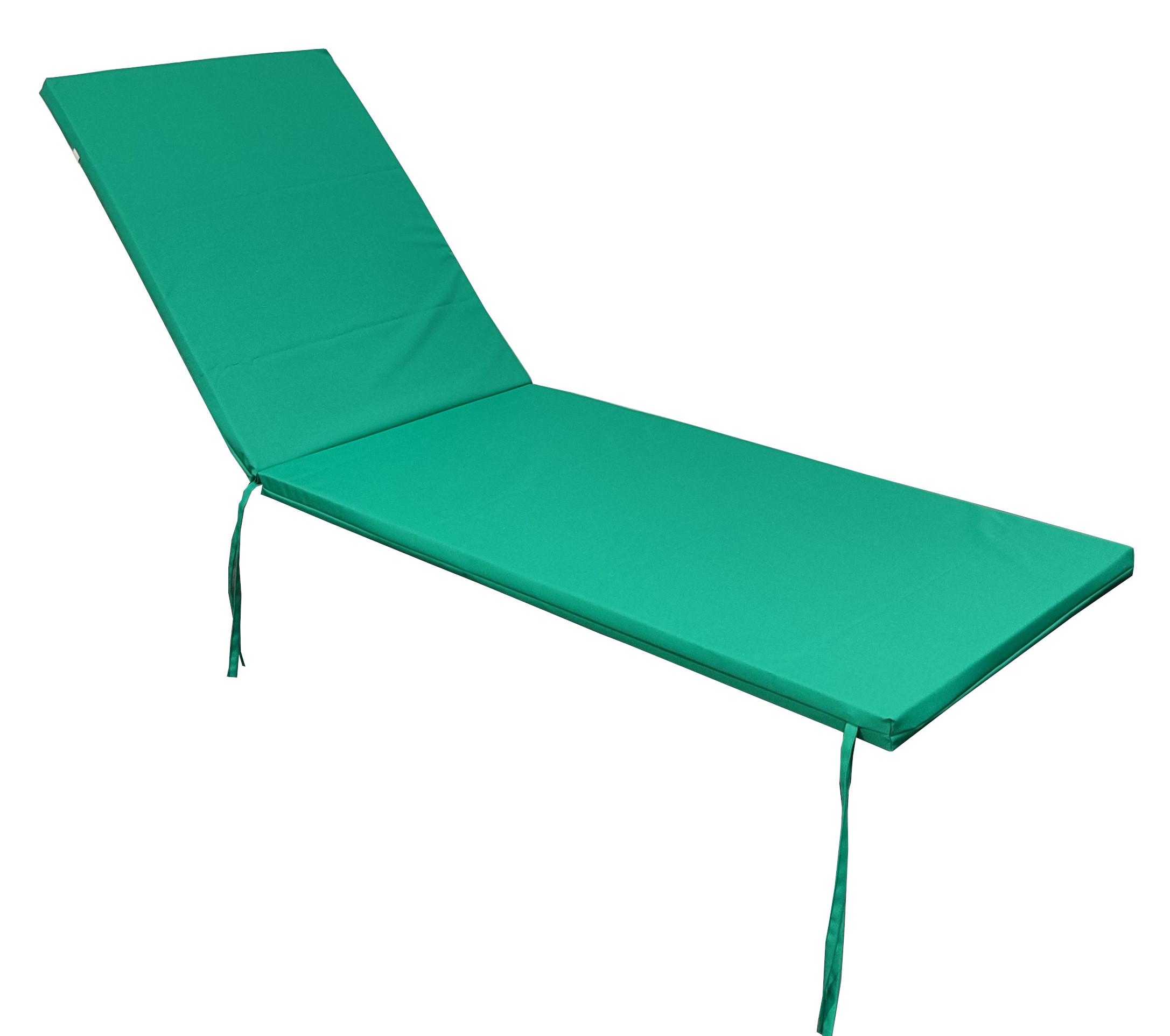 Матрас для шезлонга eGarden RIO 195x58x4 см Изумрудный (5744) - фото 1 Матрас для шезлонга eGarden RIO 195x58x4 см Изумрудный (5744) - фото 1