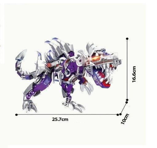Конструктор Sluban динозавр 406 деталей Фіолетовий (548) - фото 2 Конструктор Sluban динозавр 406 деталей Фіолетовий (548) - фото 2