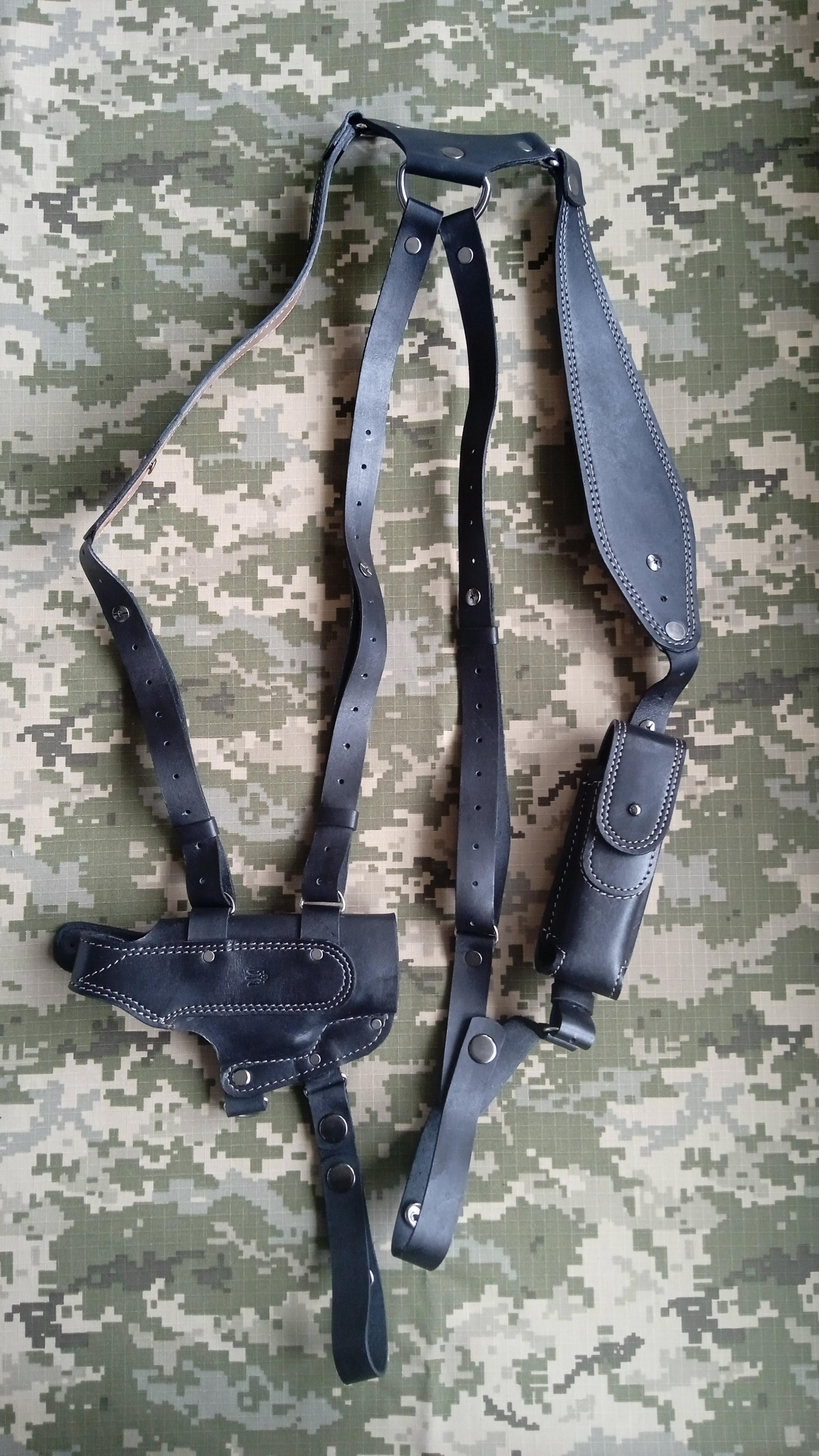 Кобура для Форт 17 из натуральной кожи Черный - фото 6