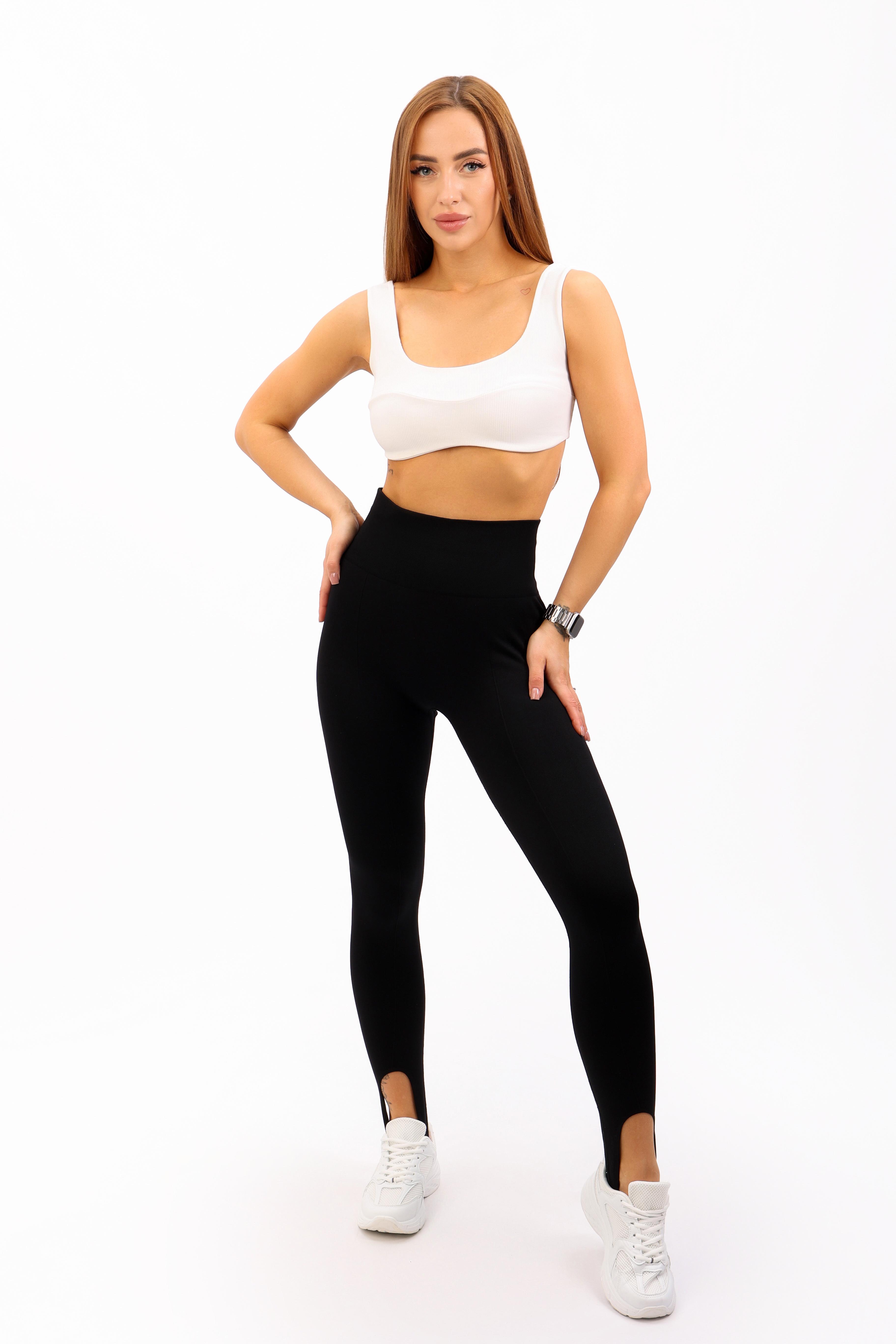 Лосины женские Where Uwear 347183 с пуш-ап эффектом XS/S Черный (347183_XS/S)