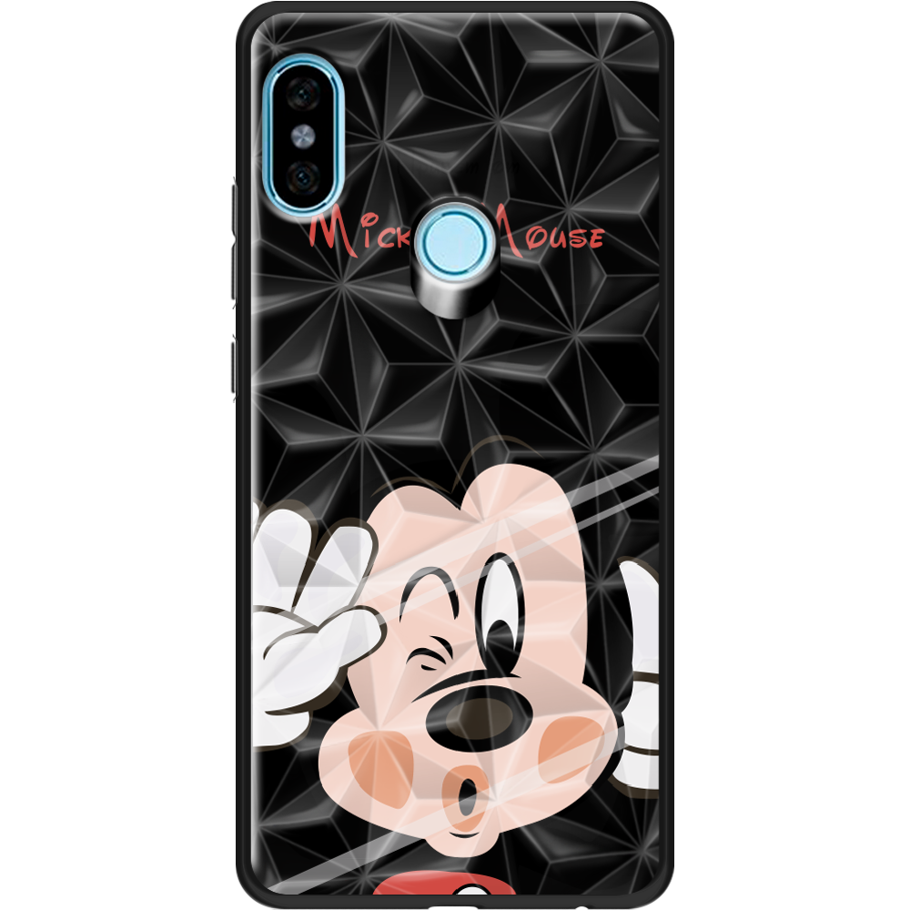 Чехол BoxFace Xiaomi Redmi Note 5 / Note 5 Pro Mister M Черный силикон с призмой (32971-cc58-37870)