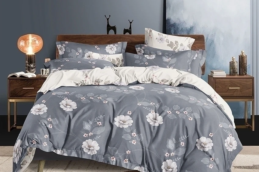 Комплект постільної білизни з компаньйоном TAGtekstil S522 King Size (17125)