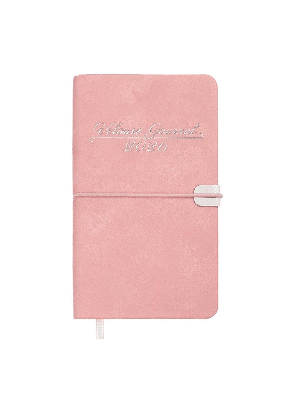 Еженедельник Buromax 2026 VELOUR датированный 85x153 см Розовый (BM.2891-10)