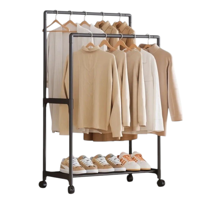 Стойка вешалка для одежды и обуви 112х56х30 см