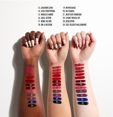 Помада-блиск губна NYX Professional Makeup Shine Loud Lip Color 19 Never Basic 2x3,4 мл (2504797755) - фото 4 Помада-блиск губна NYX Professional Makeup Shine Loud Lip Color 19 Never Basic 2x3,4 мл (2504797755) - фото 4