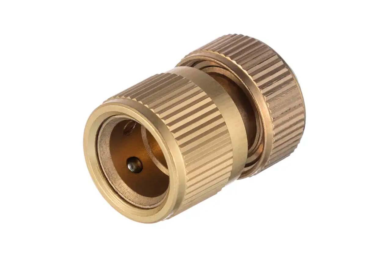 Конектор латунний на шланг Intertool-Storm 1/2" × 3/4" (GE-1220)