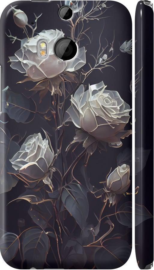 Чехол на HTC One M8 dual sim Розы 2 (5550m-55-42517) Чехол на HTC One M8 dual sim Розы 2 (5550m-55-42517)
