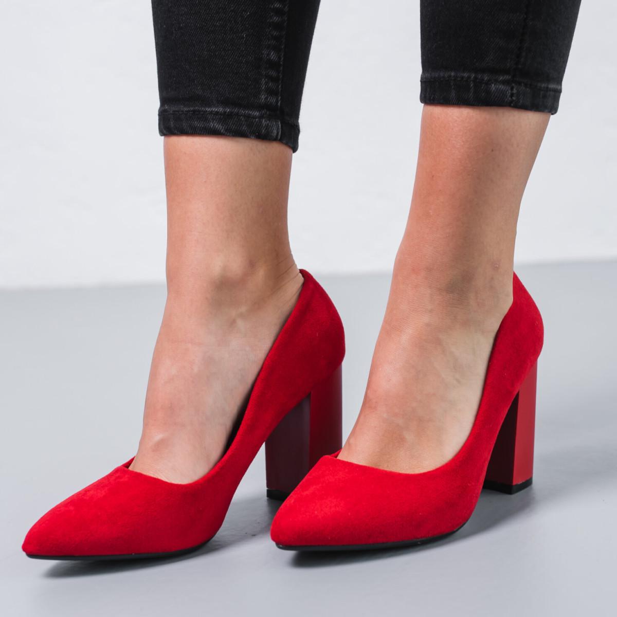 Туфли женские Fashion р. 37 24 см Красный (3731)