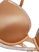 Бюстгальтер з пуш ап та стразами Victoria's Secret Shine Cradle Push-Up Bra 75D Бежевий (21208186) - фото 5