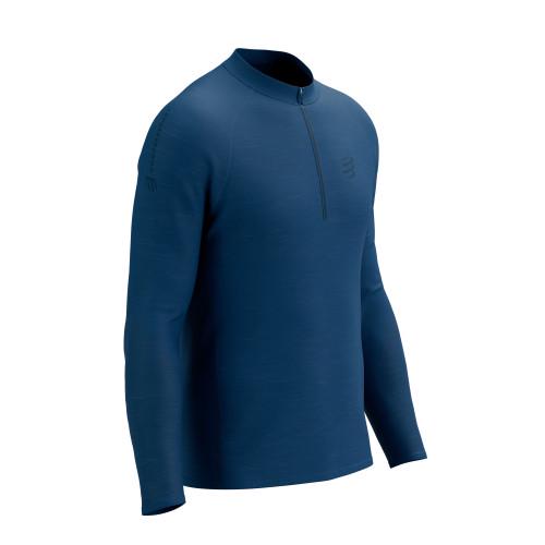 Кофта Compressport Trail HZ LS Tshirt M Poseidon Кофта Compressport Trail HZ LS Tshirt M Poseidon