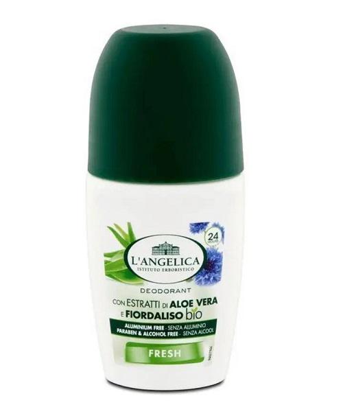 Антиперспирант роликовый L'ANGELICA Освежающий с экстрактами алоэ и василька 50 мл