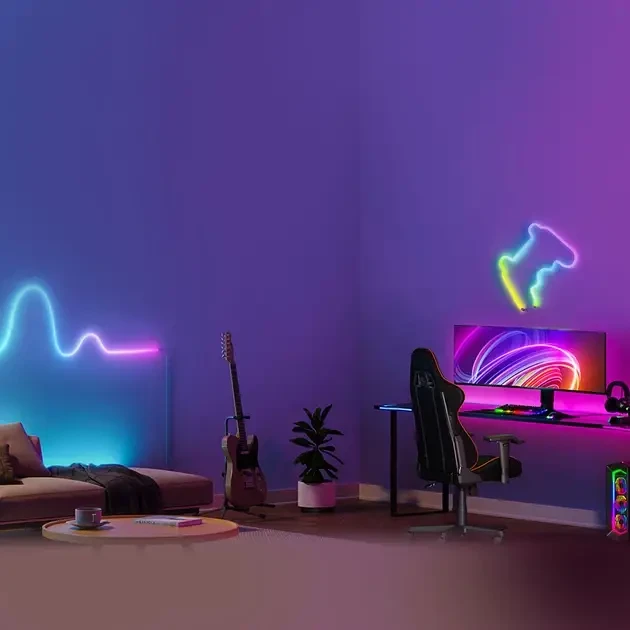 Стрічка світлодіодна Ribbon RC-16781 RGB Multicolor USB з пультом гнучка 5 м (784780710) - фото 9