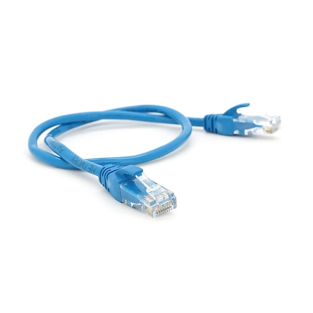 Патч-корд литий Ritar CCA UTP RJ45 Cat,5e 0,3 м Q1000 Синій