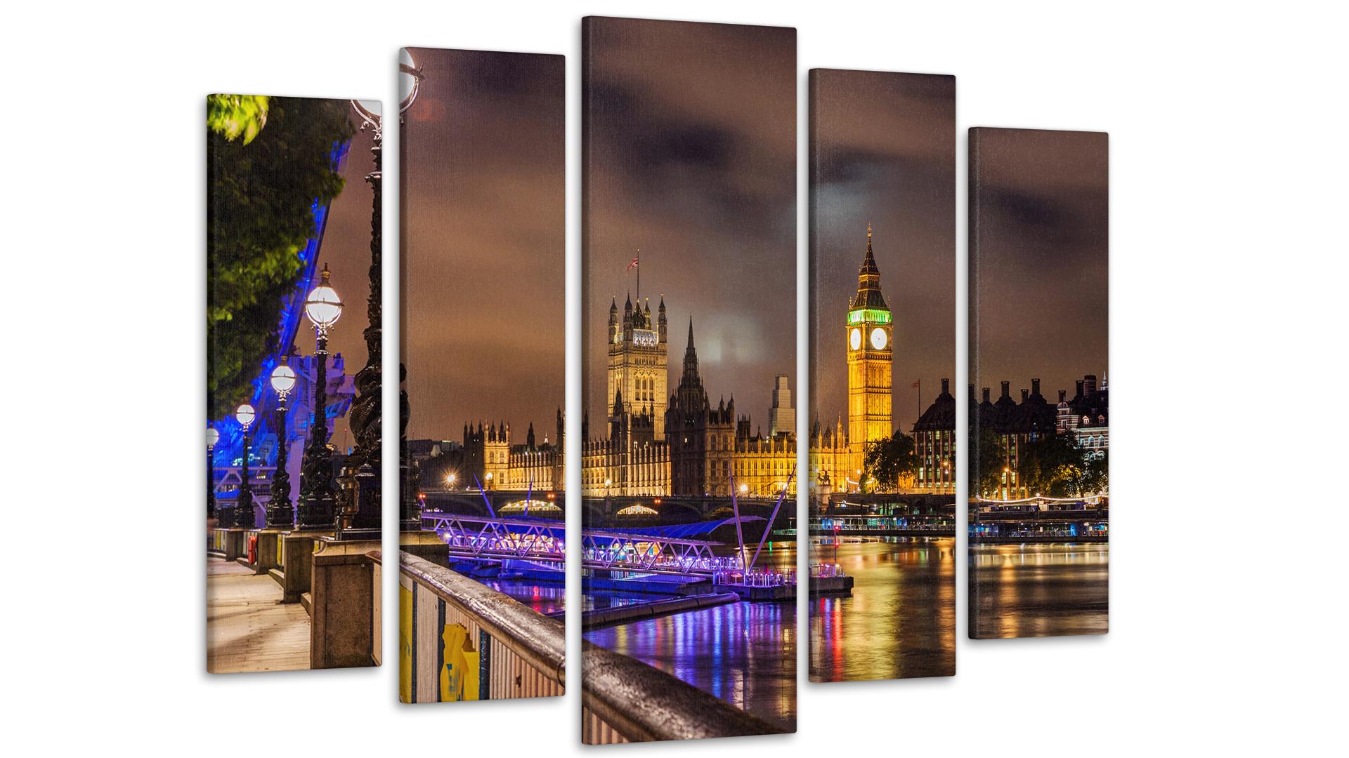 Модульная картина Ночной Лондон 80х118 см (Art-88_5)