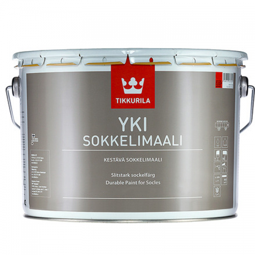 Краска латексная для цоколя TIKKURILA Yki 742 База С 9 л (2449938489)