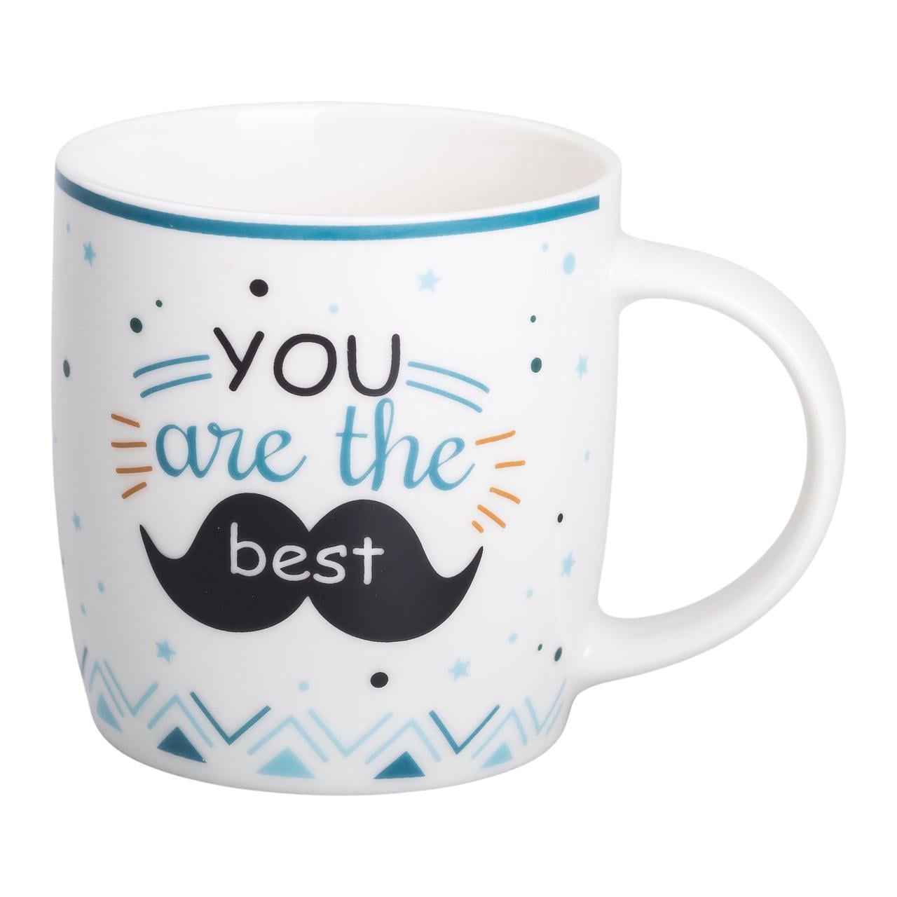 Чашка керамическая You are the best 450 мл (RX-N240278YB) Чашка керамическая You are the best 450 мл (RX-N240278YB)