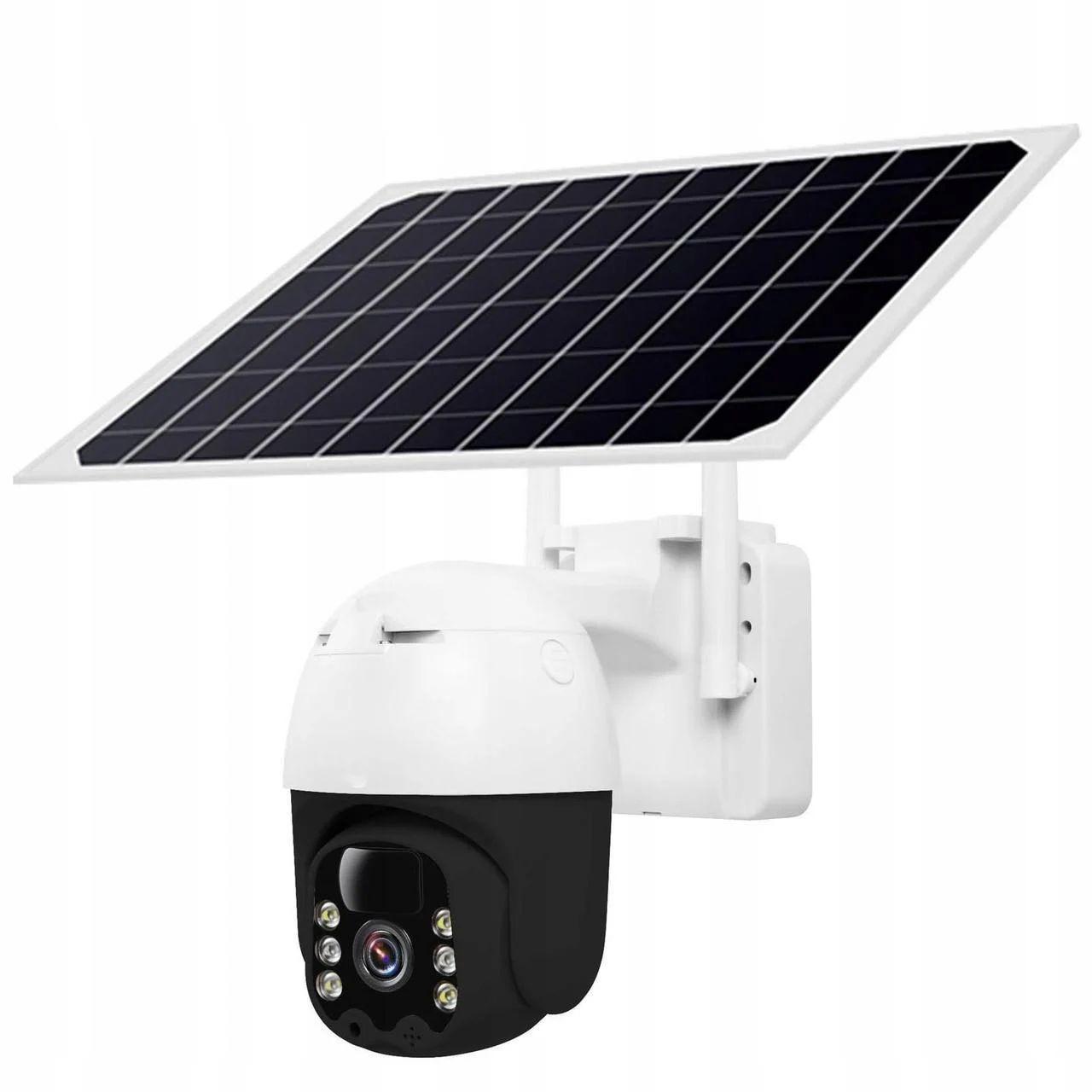 Камера видеонаблюдения аккумуляторная с солнечной панелью tp8 v380 pro solar with battery с удаленным доступом (8768)