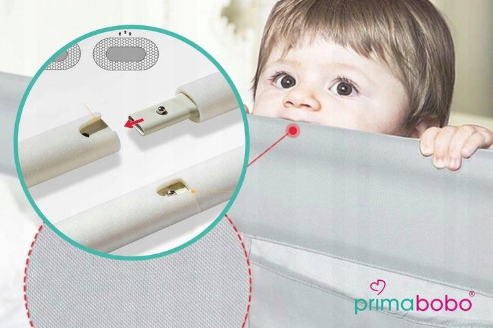 Бортик захисний для ліжка Primabobo Classic 200 см Бежевий (BCL01_BE 200) - фото 7