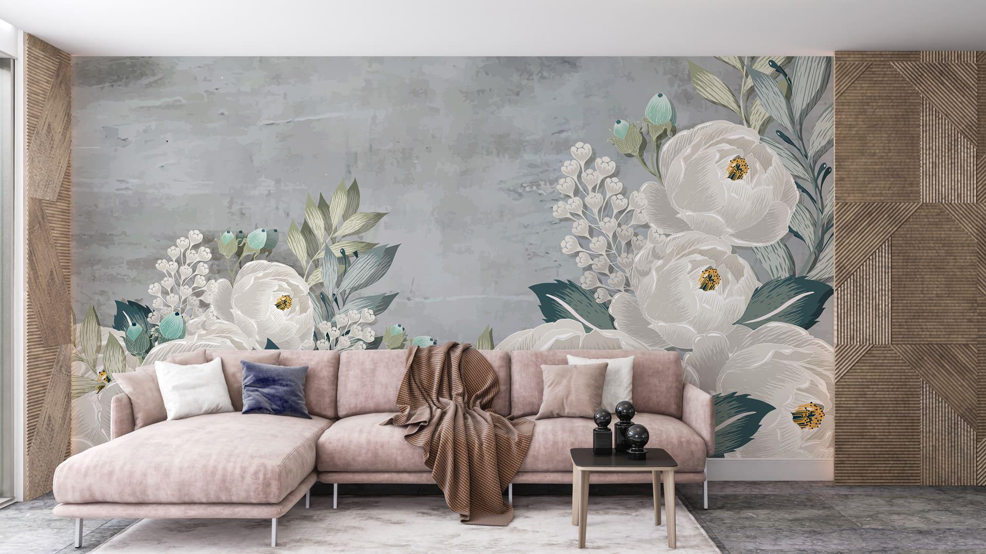 Фотообои флизелиновые Styleo Print-walls Легкость композиции 0771 350х270 см (Pw-0771/3)