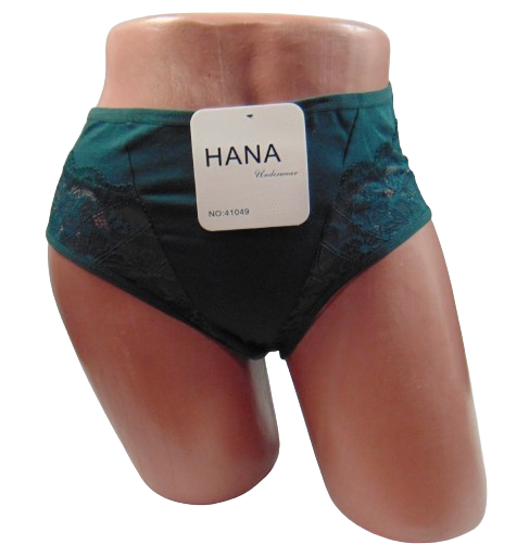 Трусы с кружевом Hana 41049 XL Зеленый