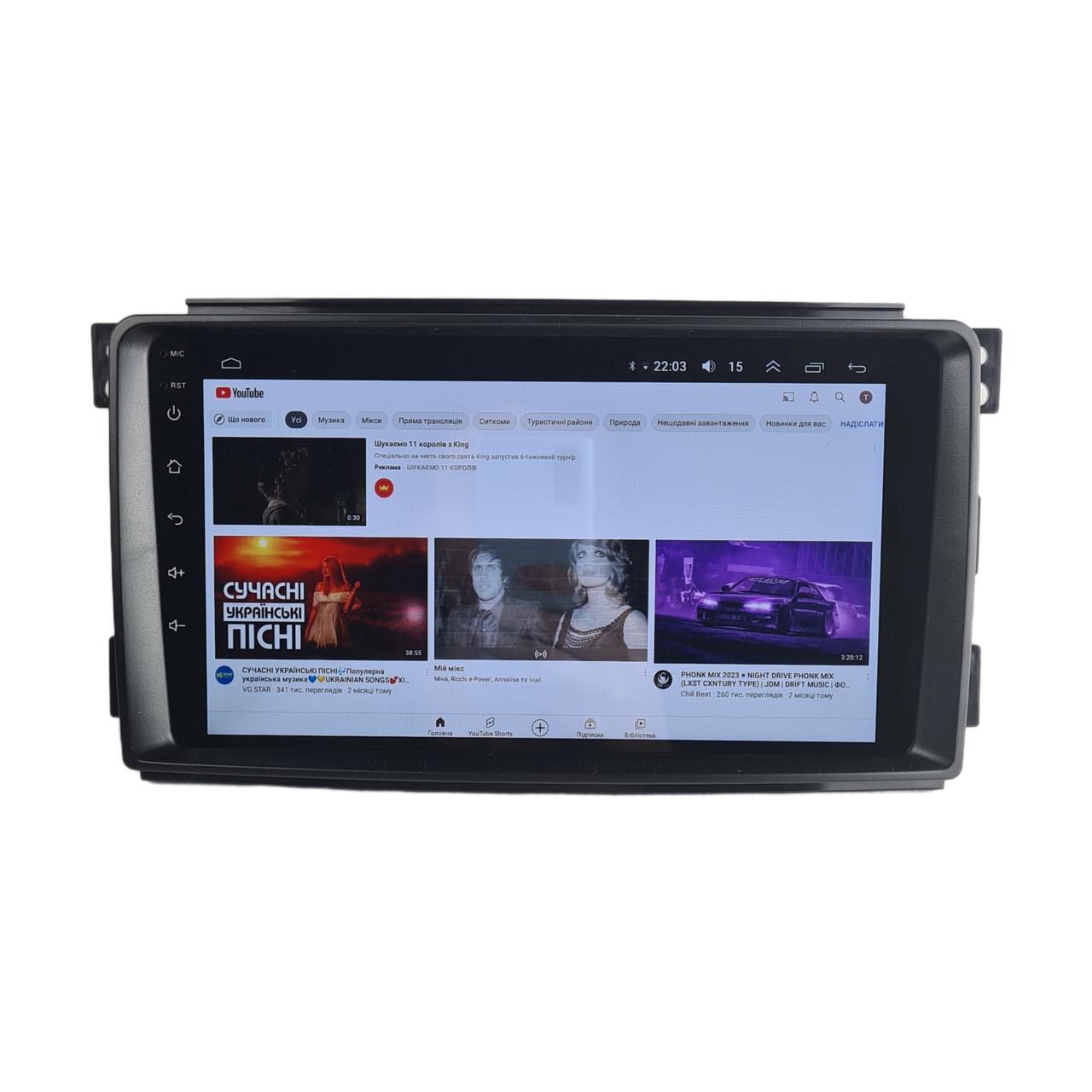 Автомагнитола для Mercedes Benz Smart Fortwo 2 2005-2010 4/64 Гб/8 ядер/XYAuto/4G/DSP/CarPlay/Android (М-МВСФ1-9-М4)