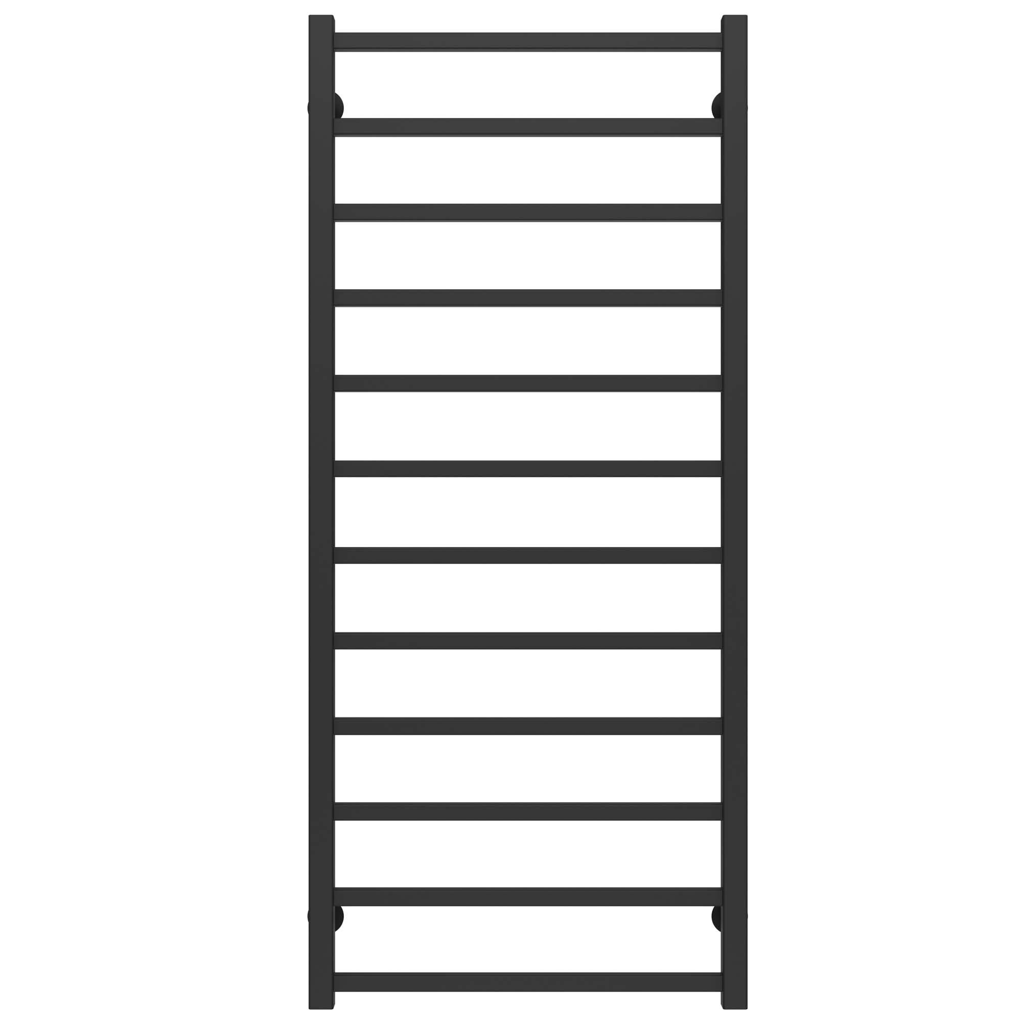 Полотенцесушитель водяной Deffi Forest П12 боковое правое подключение нержавеющая сталь 500х1200 мм Черный (A.FR.120.50.12.BC)