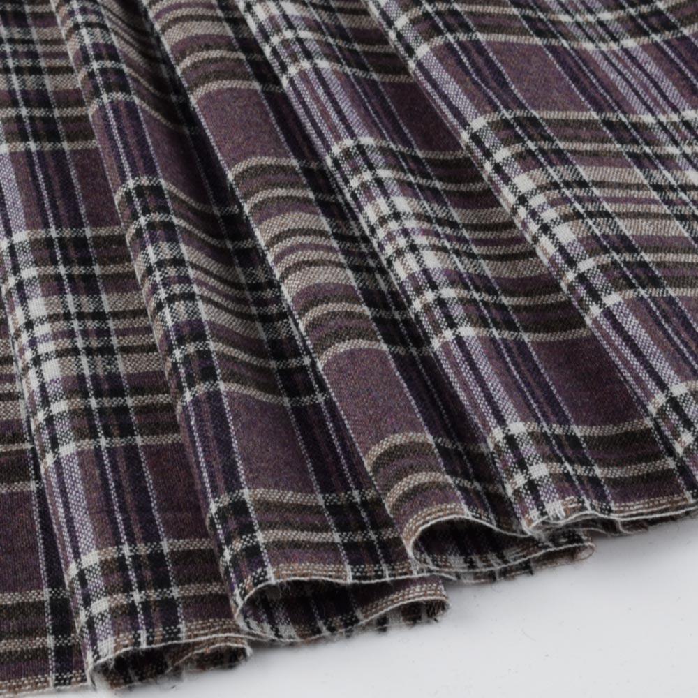 Ткань шотландка в клетку ширина 152 см Фиолетовый (11972.010)