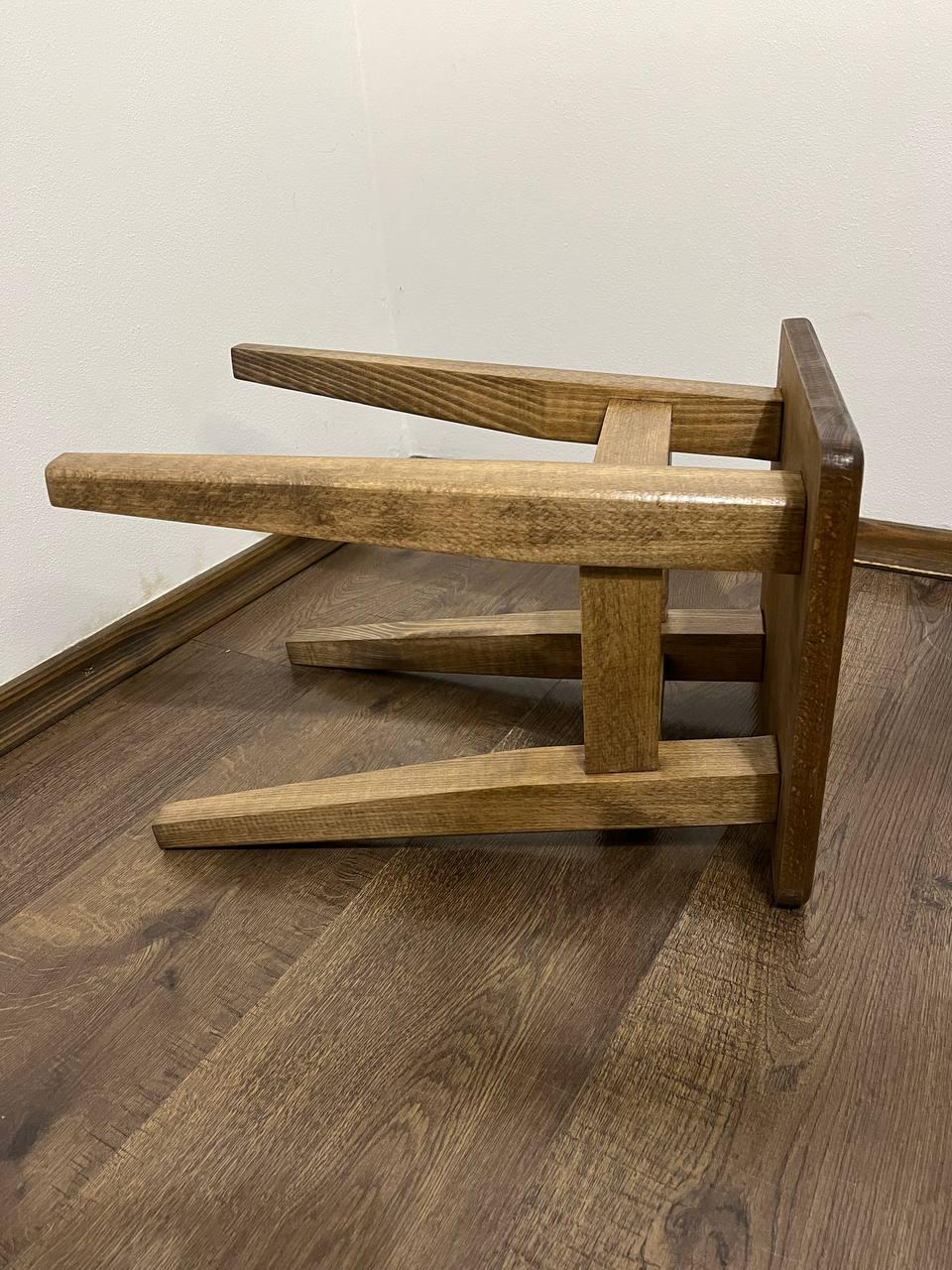 Комплект табуретів з твердим сидінням 45х30х30 см 2 шт. Бук/Горіх (0074) - фото 7 Комплект табуретів з твердим сидінням 45х30х30 см 2 шт. Бук/Горіх (0074) - фото 7