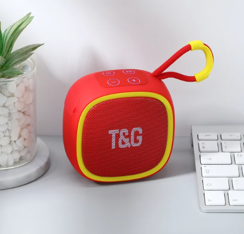 Колонка портативна Bluetooth Tg659 Red (2074010179) - фото 2