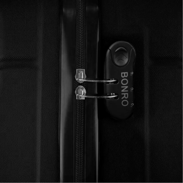 Набор чемоданов Bonro 2019 3 шт. Черный (2670149100) - фото 8 Набор чемоданов Bonro 2019 3 шт. Черный (2670149100) - фото 8