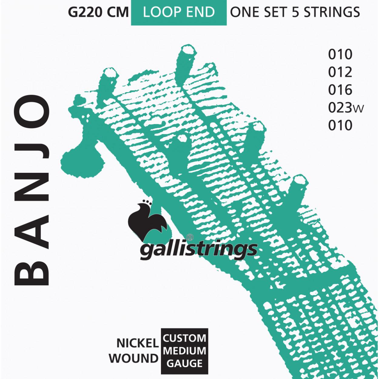 Струни для банджо Gallistrings G220 CM (64264) Струни для банджо Gallistrings G220 CM (64264)