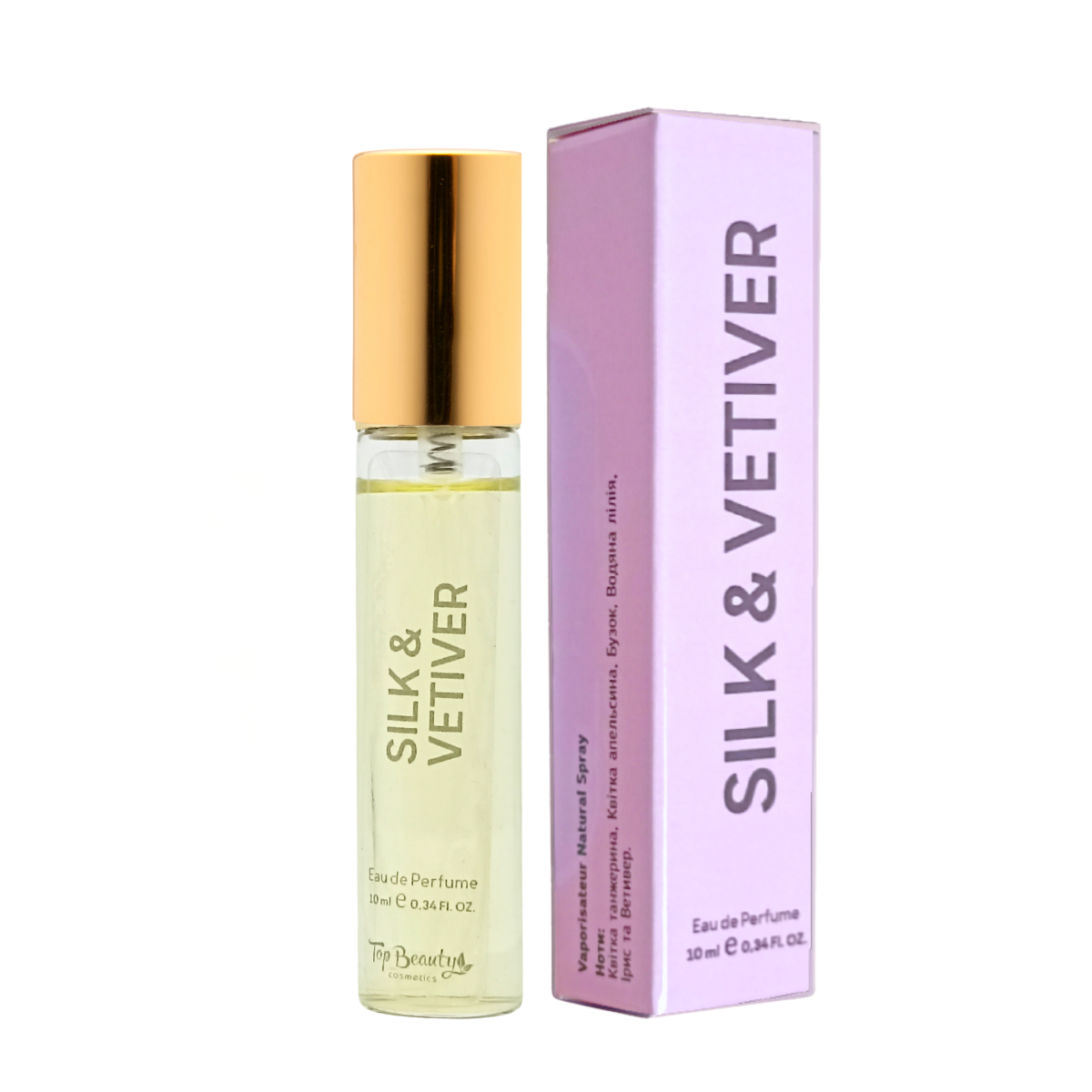 Туалетна вода жіноча Top Beauty Silk&Vetiver 10 мл (13356359) Туалетна вода жіноча Top Beauty Silk&Vetiver 10 мл (13356359)