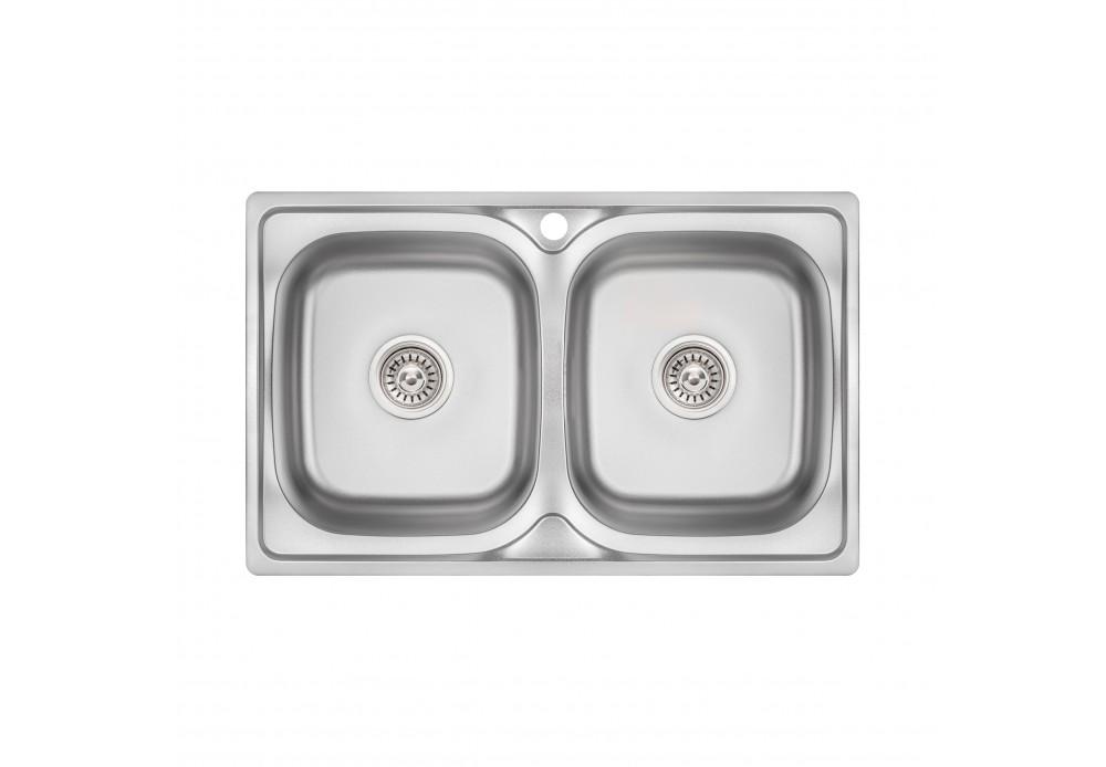 Кухонна мийка Lidz 7948 0,8 мм Micro Decor (LIDZ7948MDEC08)