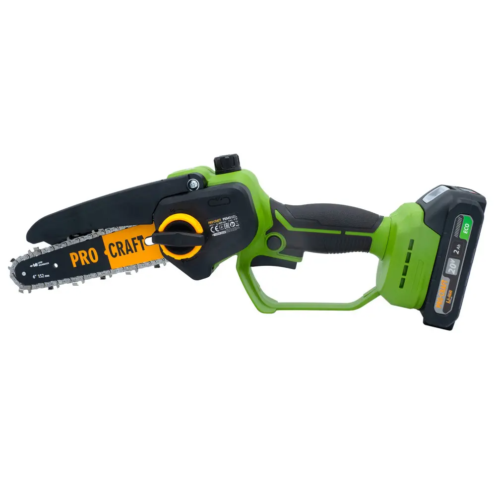 Пила безщіткова акумуляторна ProCraft PKA45 з 2 акумуляторами та зарядним пристроєм з кейсом - фото 7 Пила безщіткова акумуляторна ProCraft PKA45 з 2 акумуляторами та зарядним пристроєм з кейсом - фото 7