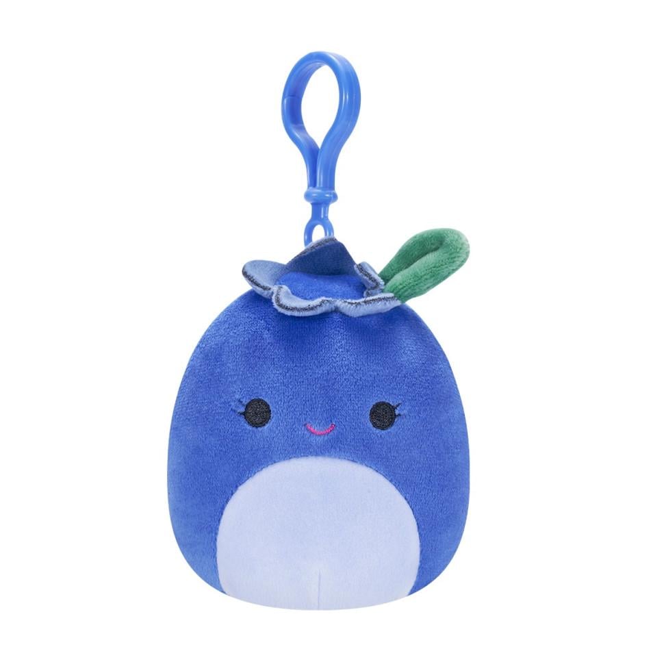 Мягкая игрушка SQUISHMALLOWS Черника Блуби на клипсе 9 см Синий (IY-189-Y-434)