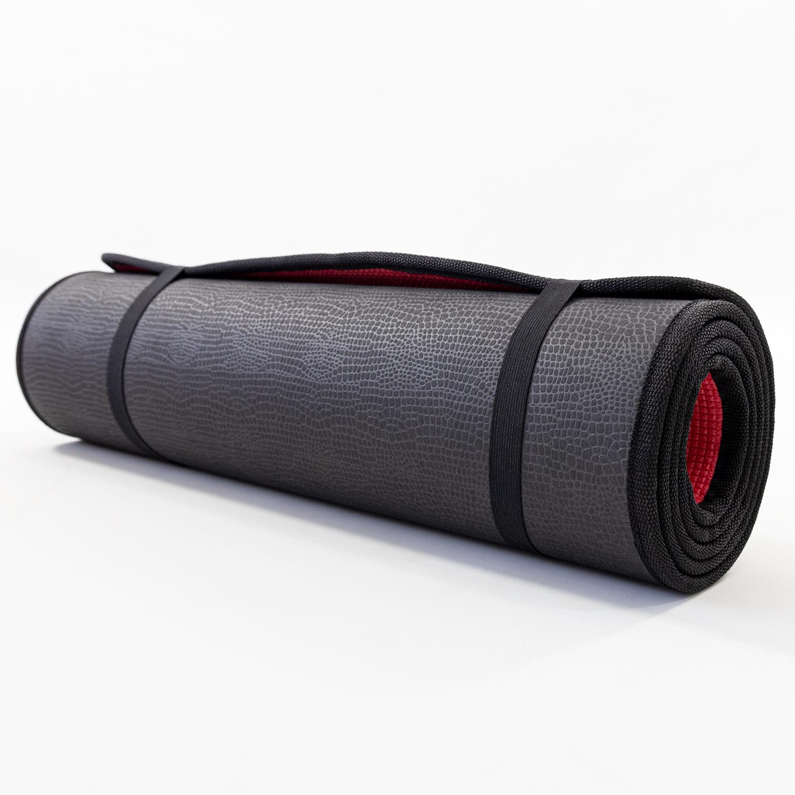 Килимок для йоги та фітнесу EVA двошаровий Osport Yoga Pro/ 8мм (OF-0275) Чорно-червоний - фото 6 Килимок для йоги та фітнесу EVA двошаровий Osport Yoga Pro/ 8мм (OF-0275) Чорно-червоний - фото 6