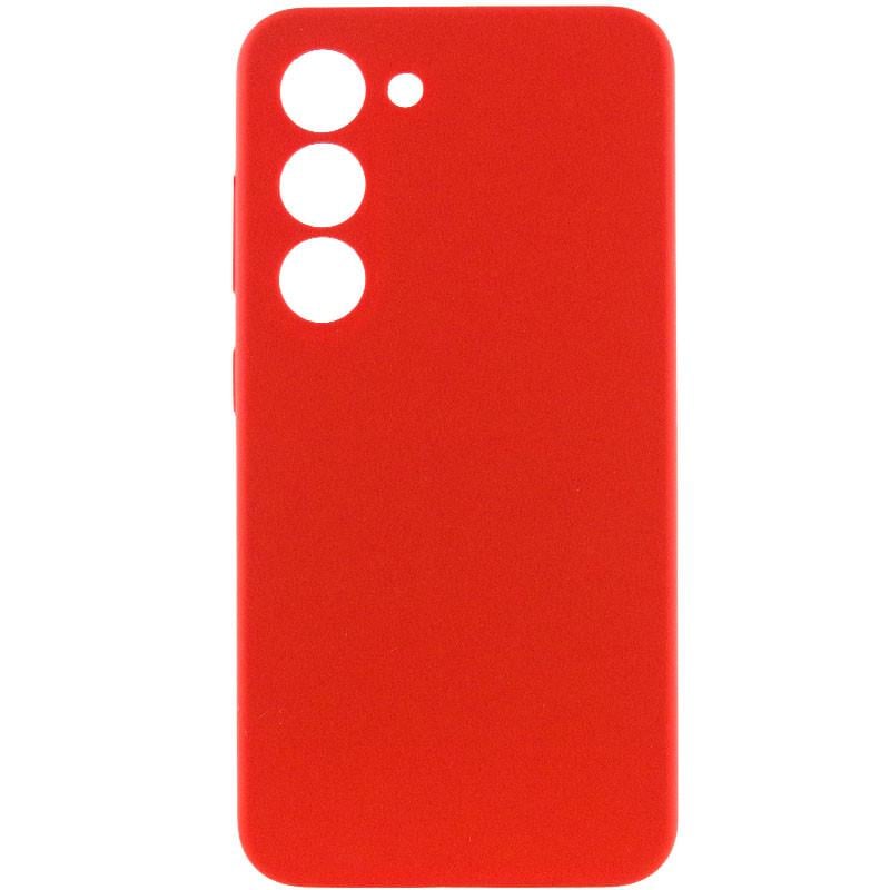 Противоударный чехол Silicone Cover Lakshmi Full Camera (AAA) для Samsung Galaxy S24 Красный / Red