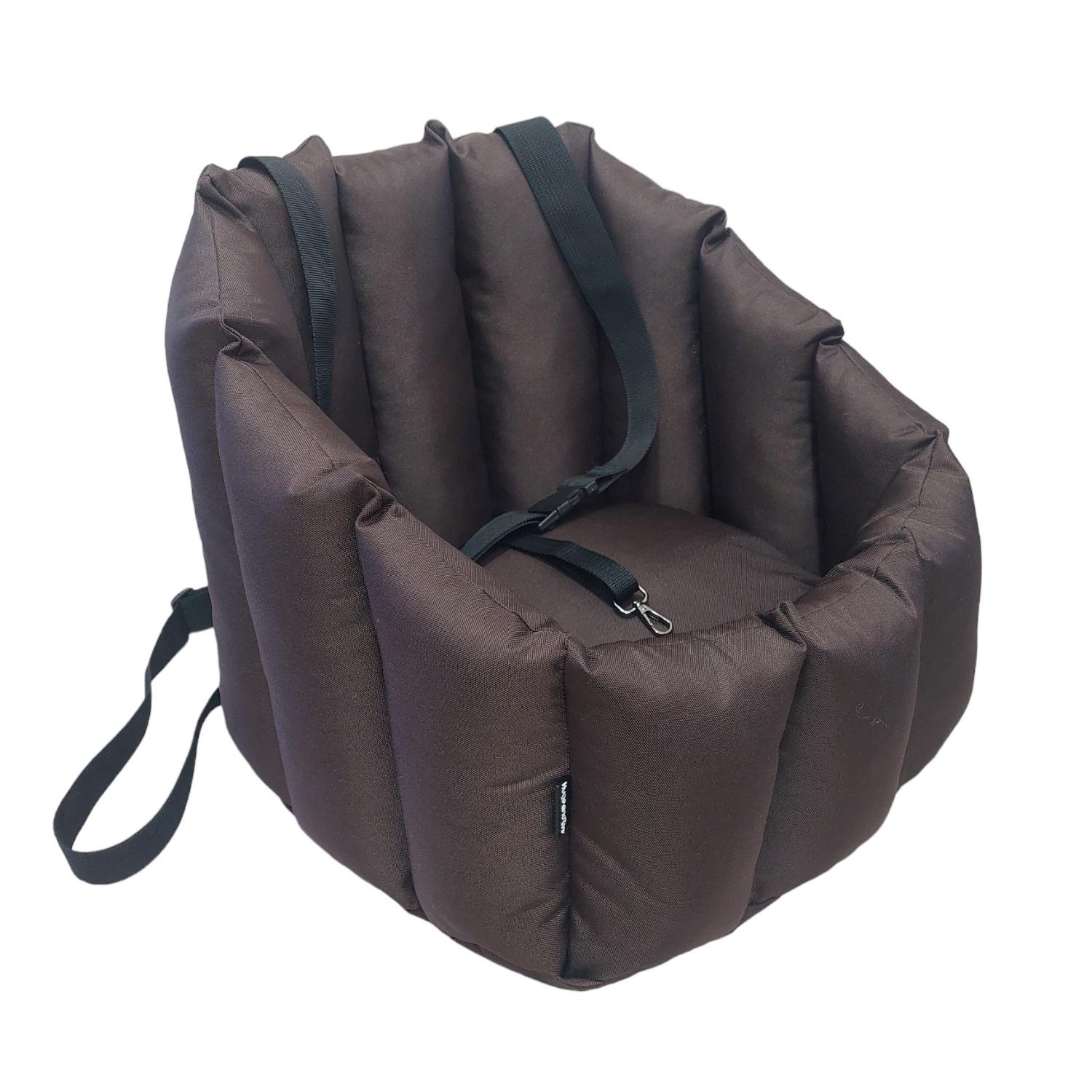 Сумка-переноска для животных Waterproof ткань 50х45 см Темно-коричневый - фото 1