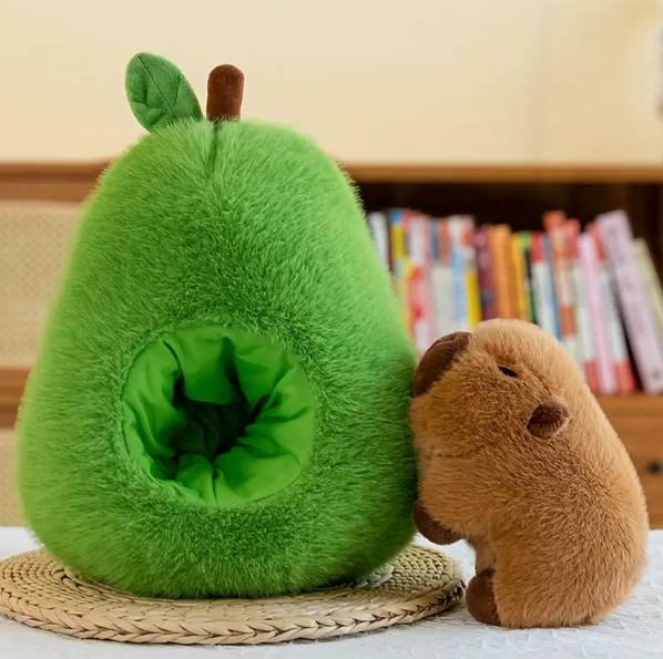 Набір м'яких іграшок Капібара з Авокадо 35 см 2 шт. (22639)