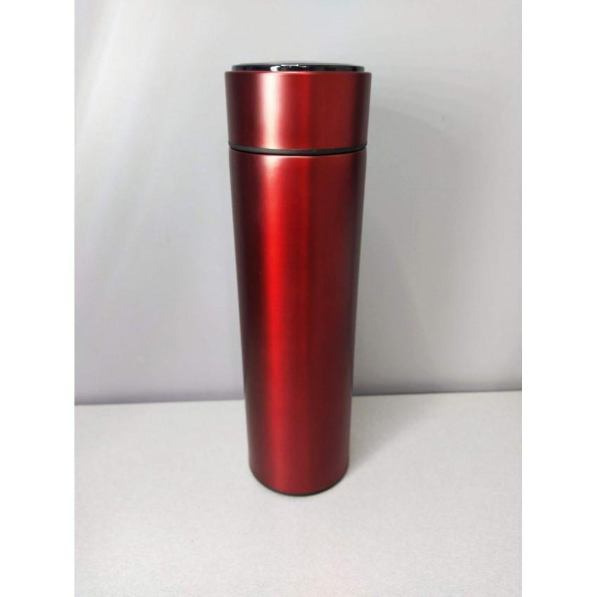 Термос A-PLUS 73500-АР с датчиком температуры воды из нержавеющей стали 500 мл Вишневый (1339766301)