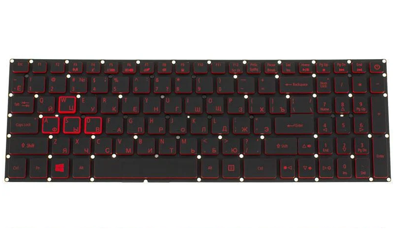 Клавіатура для ноутбука Acer Nitro AN515-31 Чорний (163209)