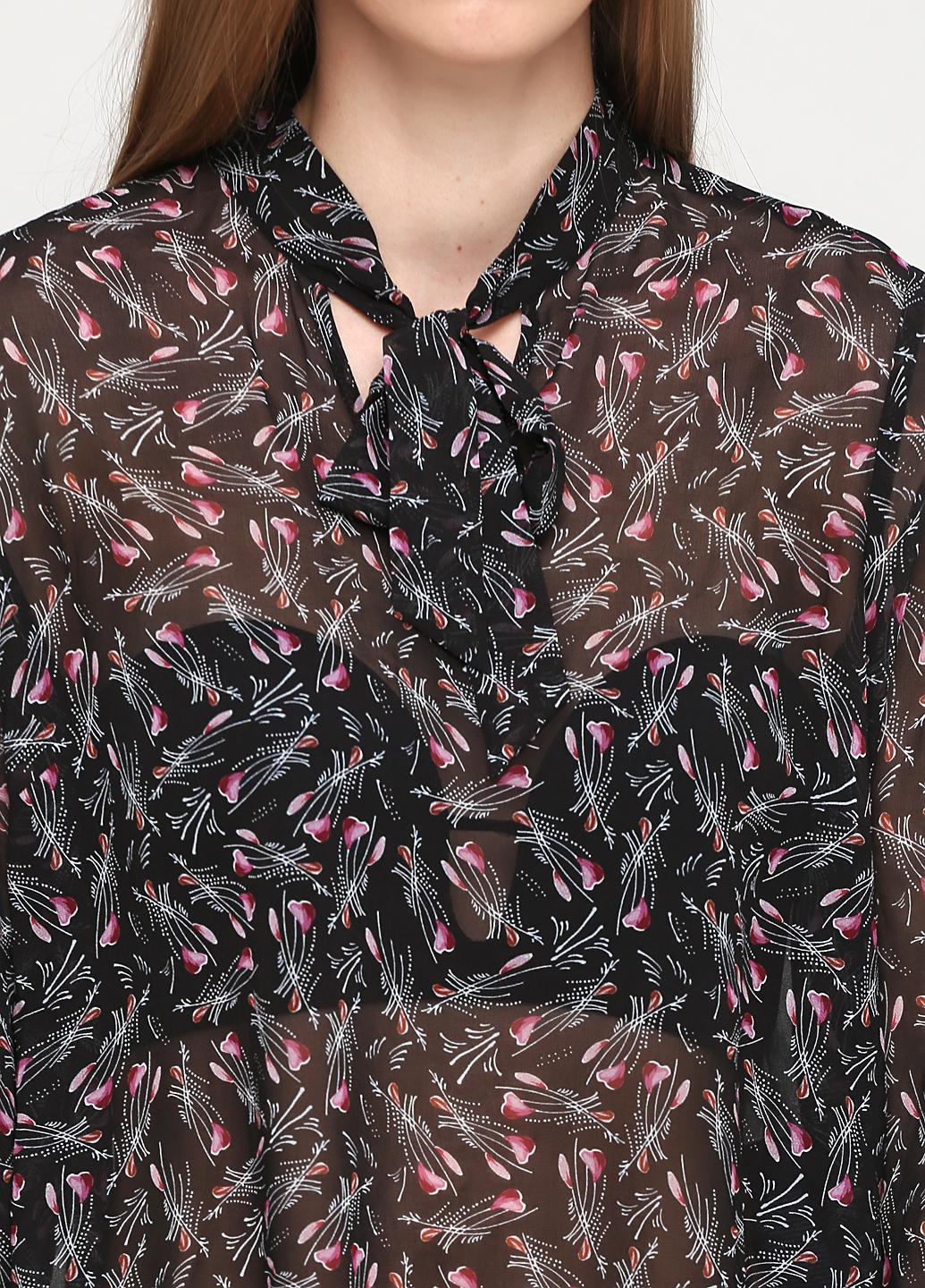 Блузка Comma By S.Oliver р. 36 Чорний (2000000901893) - фото 4