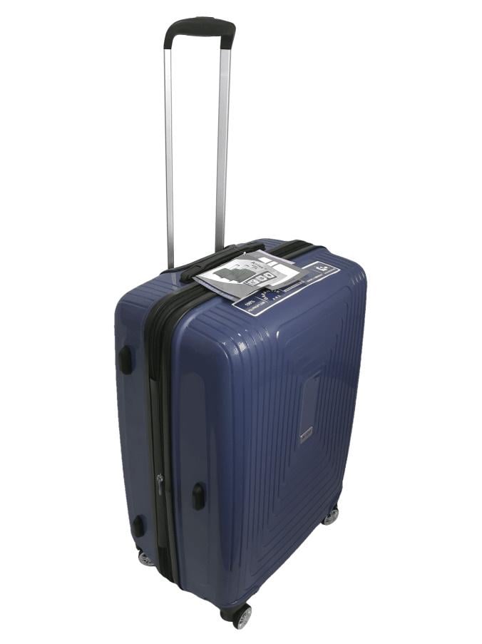 Валіза середня M Airteх 241 поліпропілен Темно-синій - фото 2