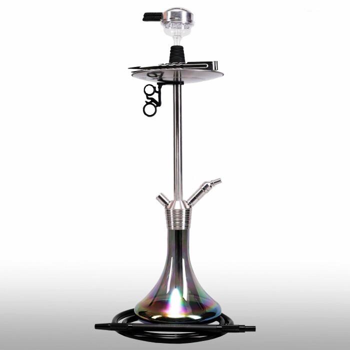 Кальян AMY Deluxe SS 09R Plus Stick steel на 1 персону 82 см Черный (641103973)