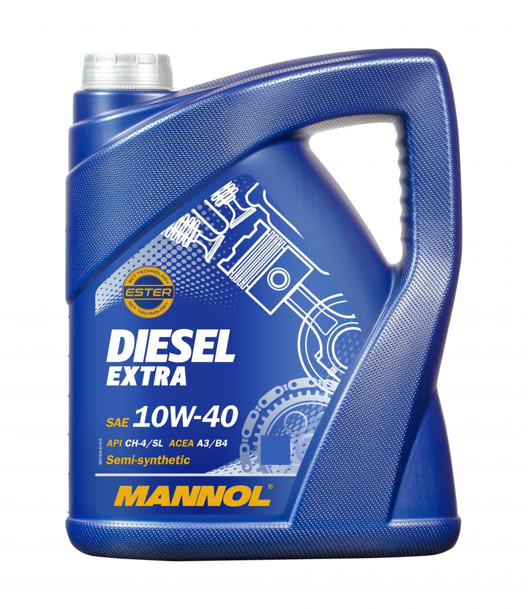 Моторное масло Mannol 7504 DIESEL EXTRA 10W-40 5 л (MN7504-5)