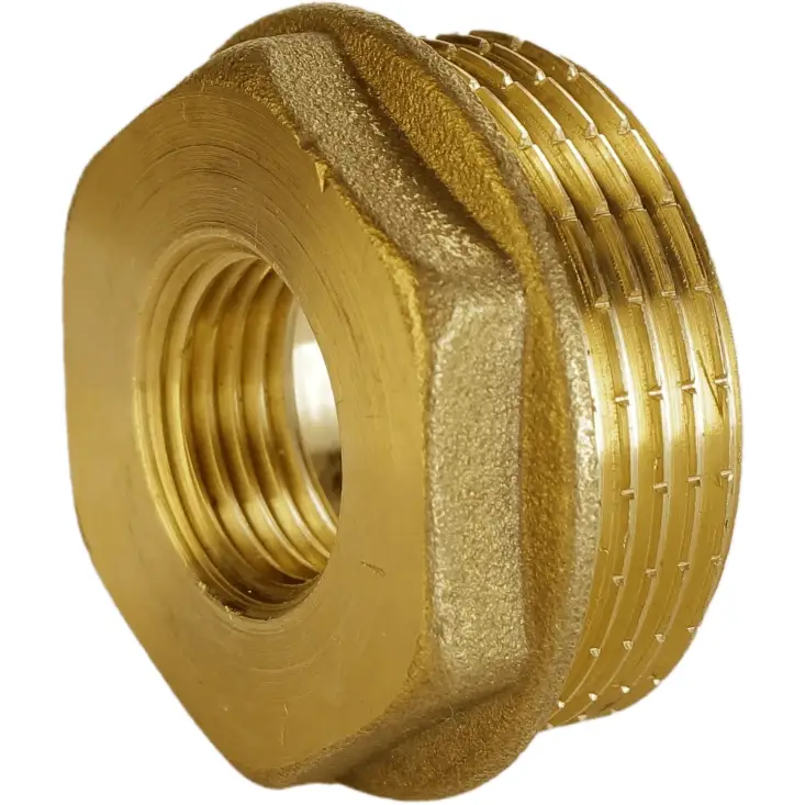 Футорка латунна VA штампована 1-1/4" ЗР 3/4" ВР (А0711А) Футорка латунна VA штампована 1-1/4" ЗР 3/4" ВР (А0711А)