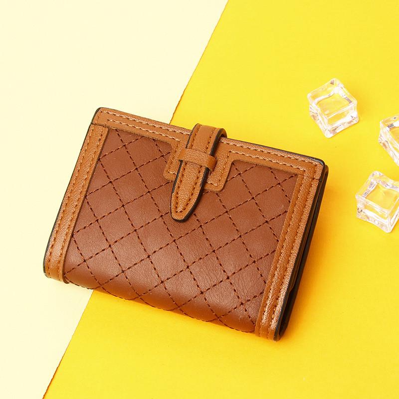 Кошелек SLN-023-7 с отделениями для визиток Коричневый (DR016863)